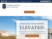 Tablet Screenshot of fergusonbuilders.com